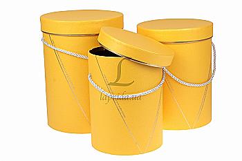 Подарочная коробка средняя круглая, W1549