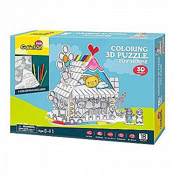 Тривимірна головоломка-конструктор "Іграшковий Будинок" P693h (6932) Тривимірна головоломка-конструктор "Іграшковий Будинок" P693h (6932)