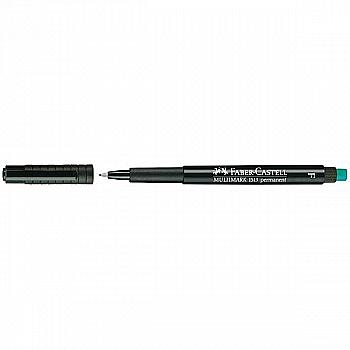Маркер перманентный Multimark OHP`F 1523 0,6 мм черный, 151399 Faber-Castell Маркер перманентный Multimark OHP`F 1523 0,6 мм черный, 151399 Faber-Castell