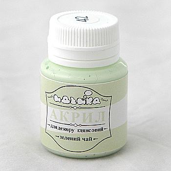 Акрил для декора "Зеленый чай", 20 мл, 98242 Акрил для декора "Зеленый чай", 20 мл, 98242