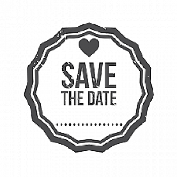 Штамп дерев`яний d=3,5 см "Save the date", WE3007 ТМ "Woodies" Штамп дерев`яний d=3,5 см "Save the date", WE3007 ТМ "Woodies"