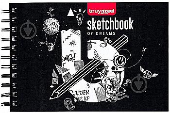 Альбом для ескізів на спіралі А5, 250 г/м2, 30 л., Bruynzeel