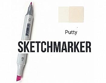Маркер SKETCHMARKER, 2 пера: долото и тонкое, Putty - Шпатлевка, SM-BR14 Маркер SKETCHMARKER, 2 пера: долото и тонкое, Putty - Шпатлевка, SM-BR14