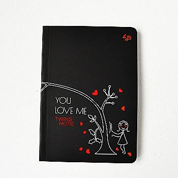 Блокнот А6 "Twins series" love you, 904280, TM Profiplan  Блокнот А6 "Twins series" love you, 904280, TM Profiplan