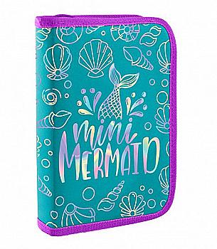 Пенал жесткий YES одинарный без клапана HP-02 "Mermaid", 532856 Пенал жесткий YES одинарный без клапана HP-02 "Mermaid", 532856