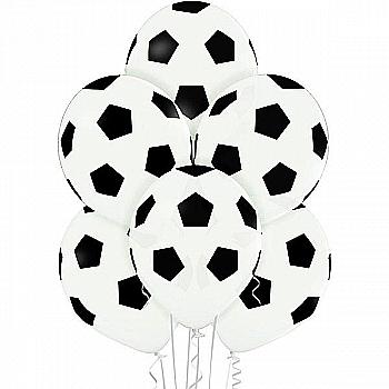 Кулька повітряна Шовкографія 30 см "М`яч футбольний", 1103-2052