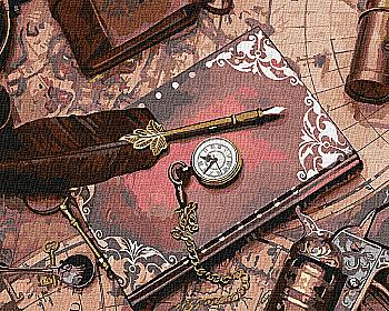 Набір для розпису по номерах 40*50 см "У пошуку пригод", KHO5637 Набір для розпису по номерах 40*50 см "У пошуку пригод", KHO5637