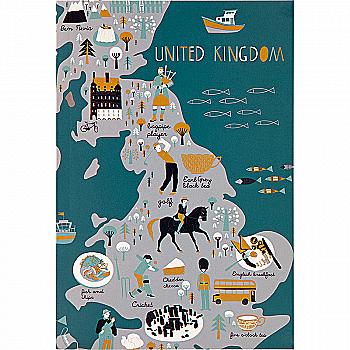 Блокнот А5 64 л. Maps, термобиндер, 8443-05-А