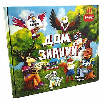 Гра настільна "Дім знань" (рос) 30316, ТМ "Strateg" Гра настільна "Дім знань" (рос) 30316, ТМ "Strateg"