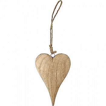 Заготівка-підвіска дерев`яна Серце h=15 см, 57755 Заготівка-підвіска дерев`яна Серце h=15 см, 57755