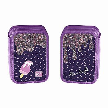 Пенал твердий YES HP-01 "Sweet cream", подвійний, 533108