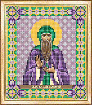 Схема для вышивания бисером иконы СБИ-072 "Олег Брянский"12*14 см ТМ "Чарівна мить"