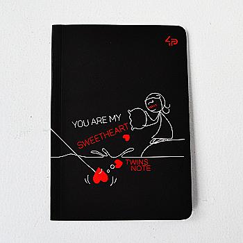 Блокнот А6 "Twins series" sweetheart, 904303, TM Profiplan Блокнот А6 "Twins series" sweetheart, 904303, TM Profiplan