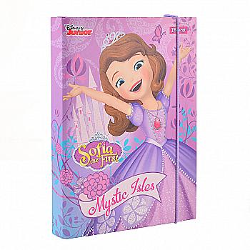 Папка для зошитів картон В5 "Sofia The First", 1 Вересня, 491671 Папка для зошитів картон В5 "Sofia The First", 1 Вересня, 491671
