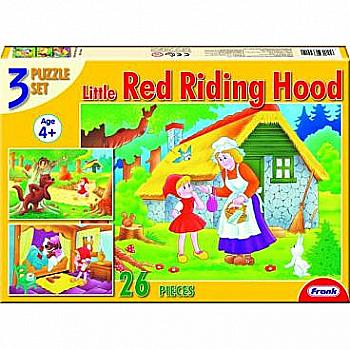 Пазл "Казка червона шапочка", 33001, Frank Пазл "Казка червона шапочка", 33001, Frank