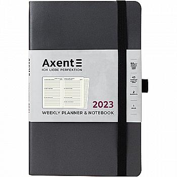 Еженедельник 2023, Partner Soft, 125*195, серый, 8506-23-03-A Еженедельник 2023, Partner Soft, 125*195, серый, 8506-23-03-A