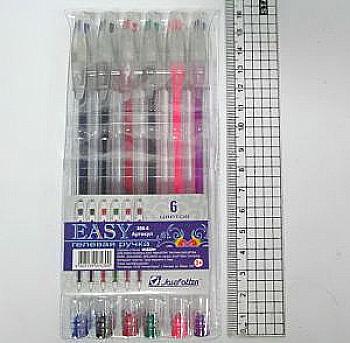 Набор ручек гелевых 6 цв. EA888-6 "Magestic", (2677) Набор ручек гелевых 6 цв. EA888-6 "Magestic", (2677)