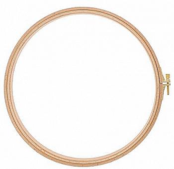 Пяльцы деревянные с винтом, d 280 mm, 100-7 ТМ "Чарівна мить" Пяльцы деревянные с винтом, d 280 mm, 100-7 ТМ "Чарівна мить"