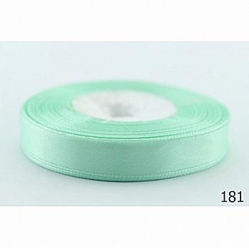 Лента атлас бирюзовая 7 мм-23 м (181)