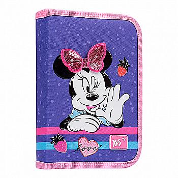 Пенал твердый YES одинарный с клапаном HP-03 "Minnie Mouse" фиолетовый, 533058 Пенал твердый YES одинарный с клапаном HP-03 "Minnie Mouse" фиолетовый, 533058