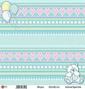 Бумага для скрапбукинга №28, 30.5*30.5 см, 740792