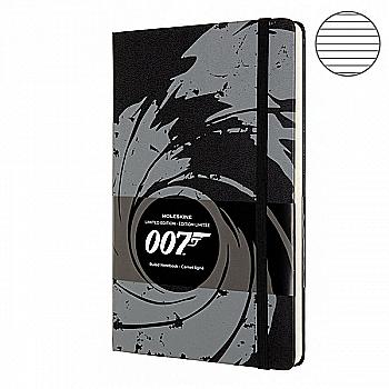 Записник Черный средний линейка, Moleskine James Bond, LEJB02QP060A Записник Черный средний линейка, Moleskine James Bond, LEJB02QP060A