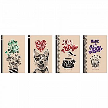 Блокнот 80 арк. 125*200 мм, чисті аркуші, БК198/1 (3676) Блокнот 80 арк. 125*200 мм, чисті аркуші, БК198/1 (3676)