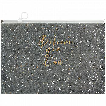 Папка на блискавці А5+, zip-lock, Shade Green, 1498-15-A