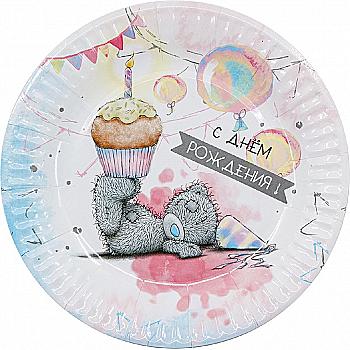 Тарелка Me To You Акварель,17 см 6 ед., 1502-4131