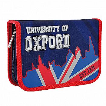 Пенал твердый одинарный с двумя клапанами HP-04 "Oxford", 20,5*13,5*4, 532188 Пенал твердый одинарный с двумя клапанами HP-04 "Oxford", 20,5*13,5*4, 532188