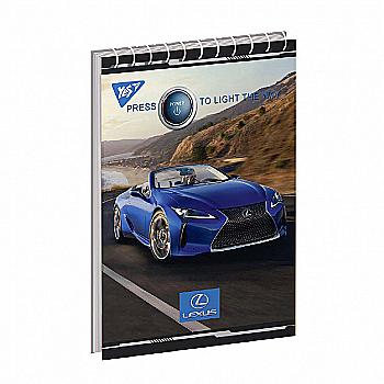 Тетрадь А6 80 л YES од. спираль, картон. обл. "Power", 151721