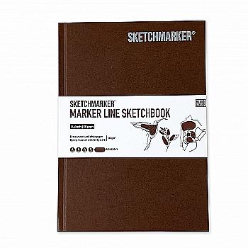 Скетчбук SKETCHMARKER А5 44 л., 160 г/м², темно-коричневый, MLHSM/DBRWN Скетчбук SKETCHMARKER А5 44 л., 160 г/м², темно-коричневый, MLHSM/DBRWN