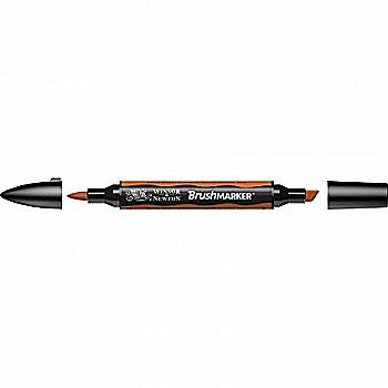 Маркер двосторонній Brushmarker, Канарковий, 0204166 W&N Маркер двосторонній Brushmarker, Канарковий, 0204166 W&N