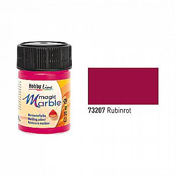 Фарба д/мармурування універсальна Magic Marble 20 мл Рубіновий, KR-73207 Фарба д/мармурування універсальна Magic Marble 20 мл Рубіновий, KR-73207