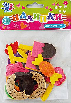 Наклейки для творчества "Конфетки", войлок 16 шт/уп, 951194