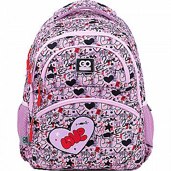 Рюкзак шкільний GoPack Education 175M-2 More love, GO22-175M-2 Рюкзак шкільний GoPack Education 175M-2 More love, GO22-175M-2