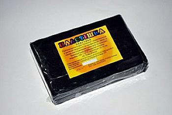 Пластика "Пластишка", черный 0,250 кг, 0124 Пластика "Пластишка", черный 0,250 кг, 0124