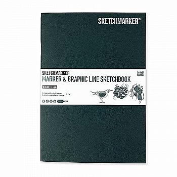Скетчбук SKETCHMARKER В5 16 л., 180 г/м², холли, MGLSM/HOLL Скетчбук SKETCHMARKER В5 16 л., 180 г/м², холли, MGLSM/HOLL