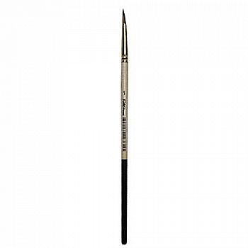 Пензель Синтетика кругла, 72010 № 01, коротка ручка рудий ворс, Kissточка