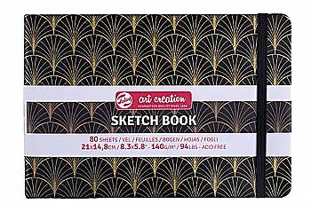 Блокнот для графіки Talens Art Creation 140 г/м², 21*14,8 см, 80 арк, Art deco, Royal Talens Блокнот для графіки Talens Art Creation 140 г/м², 21*14,8 см, 80 арк, Art deco, Royal Talens