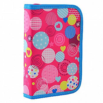 Пенал твердый одинарный с двумя клап. HP-04 "Сolourful spots", 20,5*13*3,6, 532034 Пенал твердый одинарный с двумя клап. HP-04 "Сolourful spots", 20,5*13*3,6, 532034