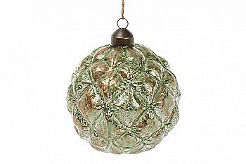 Куля ялинкова 10 см, золотистий лайм, 118-432 Куля ялинкова 10 см, золотистий лайм, 118-432