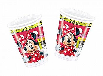 Стакан пласт Стильная Минни, 200 мл 8 ед, 3502-0013