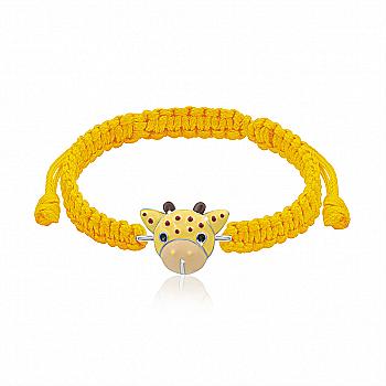 Браслет плетений "Жираф", помаранчевий, 419554300620