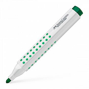 Маркер текстовый Grip зеленый трехгранный для доски, 158363, Faber-Castell Маркер текстовый Grip зеленый трехгранный для доски, 158363, Faber-Castell