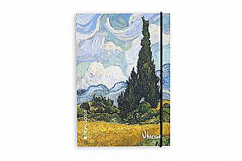 Скетчбук А5 Van Gogh 1889 Plus, 150 г/м², 160 арк. на гумці, кремовий, Manuscript Скетчбук А5 Van Gogh 1889 Plus, 150 г/м², 160 арк. на гумці, кремовий, Manuscript