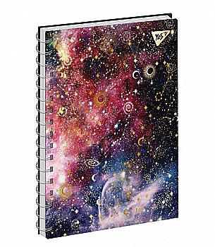 Блокнот А5 64 арк. лін, спіраль "Stars" YES 151617