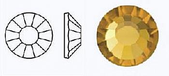 Стразы фольгированные 10070/497-11-612/TOPAZ- ss8 (2,3-2,5 мм, 40 шт) M. C. Rose VIVA12