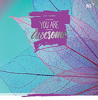 Блокнот 150*150 мм, 64 арк. "Leaves" YES 151512