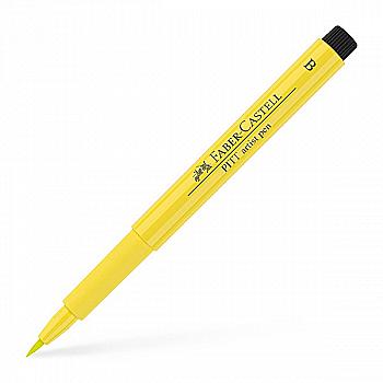 Ручка капиллярная PITT Brush Artist Pen 104 лимонный, 167404 Faber-Castell Ручка капиллярная PITT Brush Artist Pen 104 лимонный, 167404 Faber-Castell
